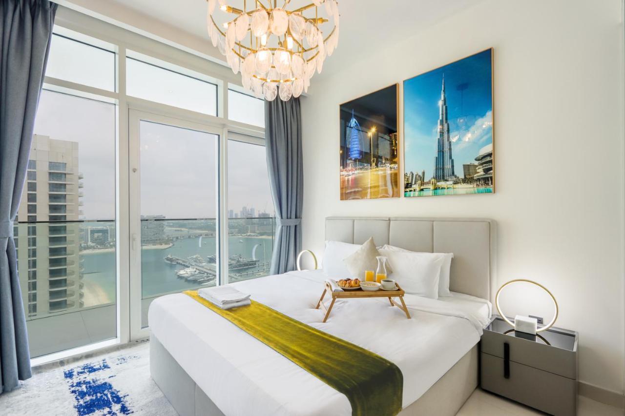 Livbnb Suites - 3 Bedroom With Private Beach Marina Skyline View Dubaï Extérieur photo