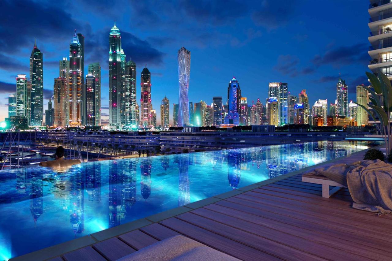 Livbnb Suites - 3 Bedroom With Private Beach Marina Skyline View Dubaï Extérieur photo