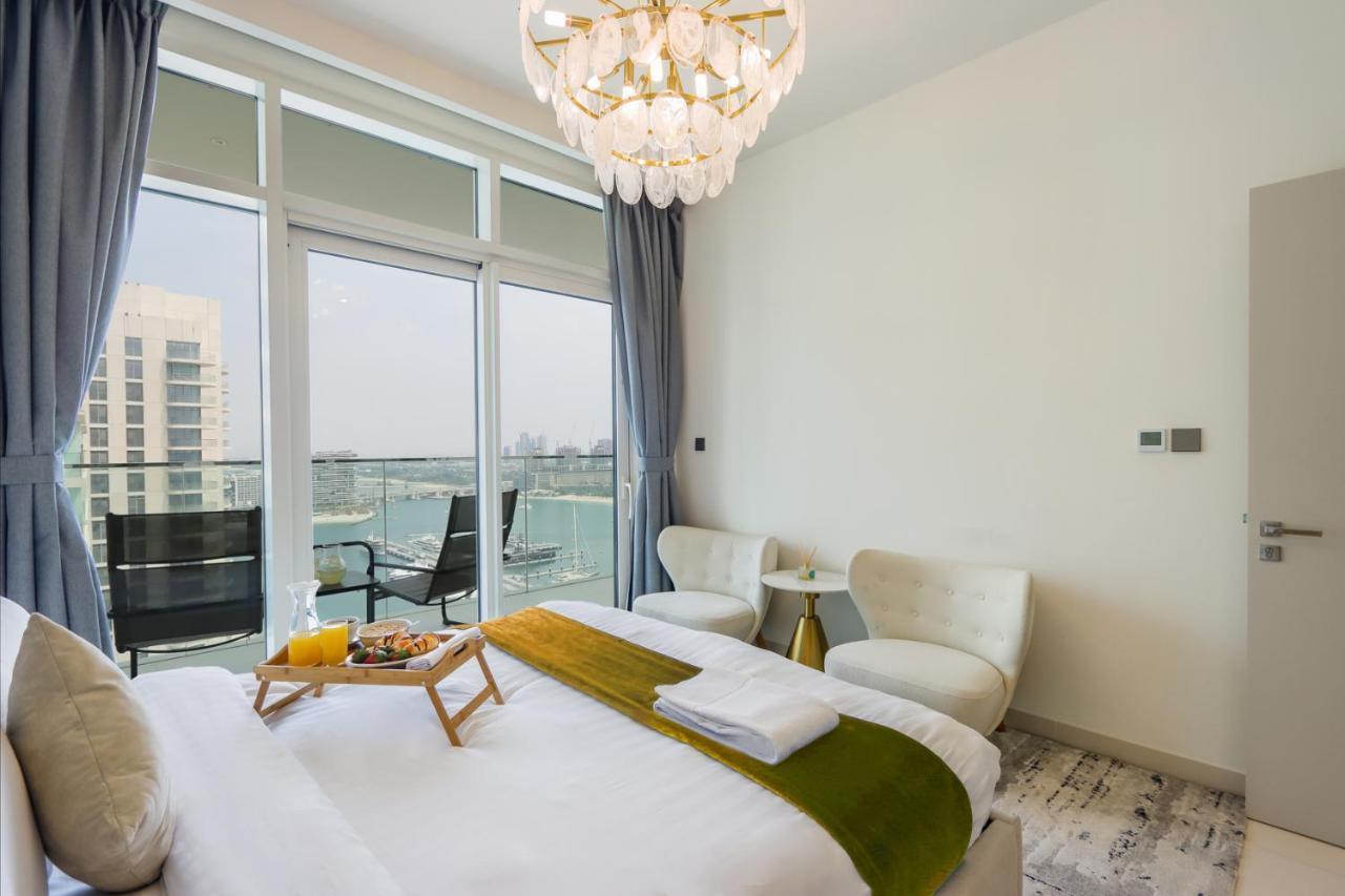 Livbnb Suites - 3 Bedroom With Private Beach Marina Skyline View Dubaï Extérieur photo